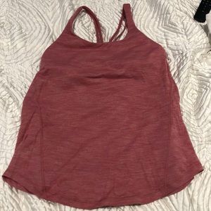 Lululemon tank with build in bra